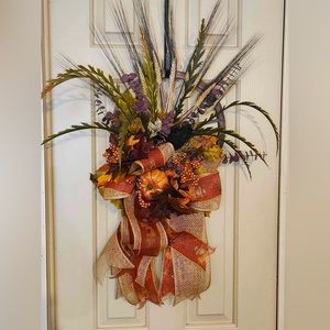 Fall Wagon Wreath